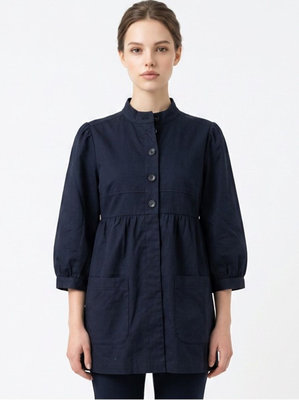 FRENCH CONNECTION | Babydoll Jacket Navy Women’s Size 4